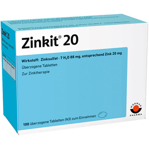 ZINKIT 20 überzogene Tabletten