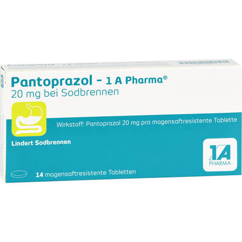 PANTOPRAZOL-1A Pharma 20mg bei Sodbrennen msr.Tab.