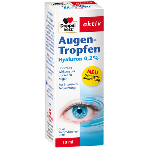 DOPPELHERZ Augen-Tropfen Hyaluron 0,2%