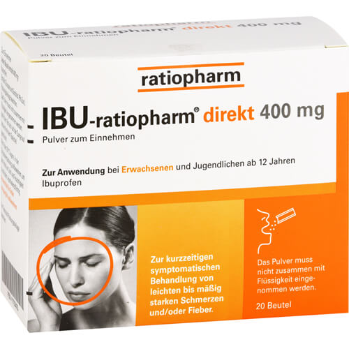 IBU-RATIOPHARM direkt 400 mg Pulver zum Einnehmen