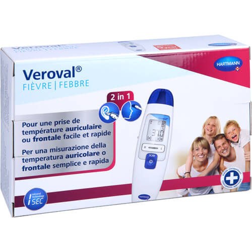 VEROVAL 2in1 Infrarot-Fieberthermometer