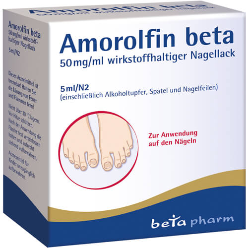 AMOROLFIN beta 50 mg/ml wirkstoffhalt.Nagellack