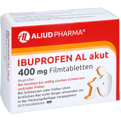 Ibuprofen AL akut 400 mg Filmtabletten bei akuten Schmerzen
