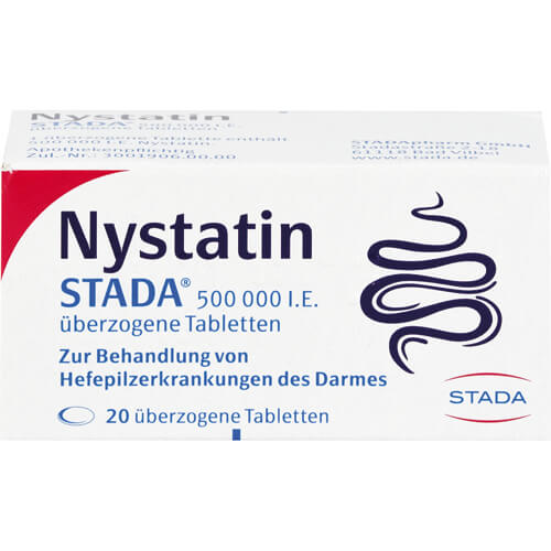 NYSTATIN STADA 500.000 I.E. überzogene Tab.