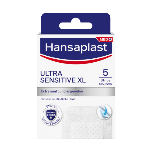 HANSAPLAST Ultra Sensitive Wundverband 5x7,2 cm XL