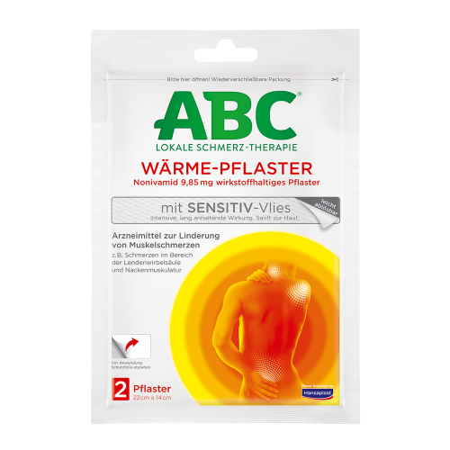 ABC Wärme-Pflaster sensitive-Vlies Hansaplast med