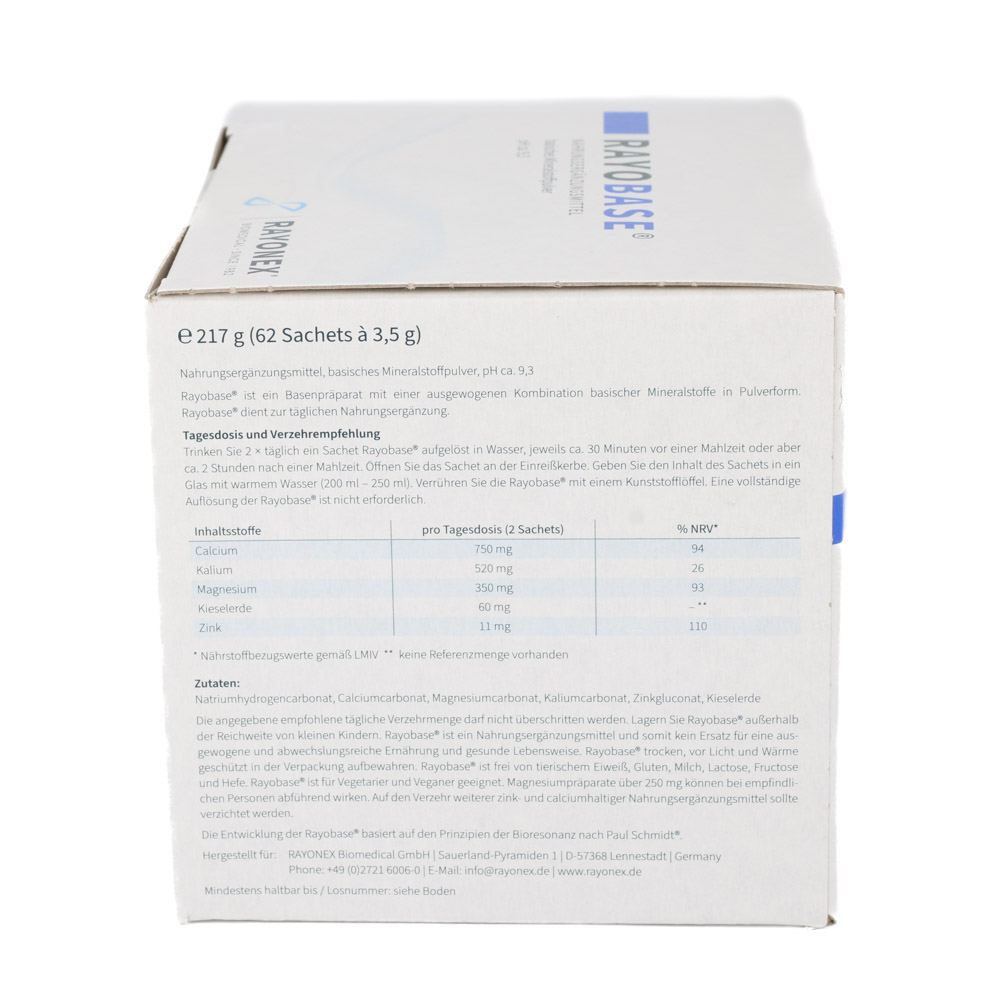 Rayobase Mineralstoffpulver