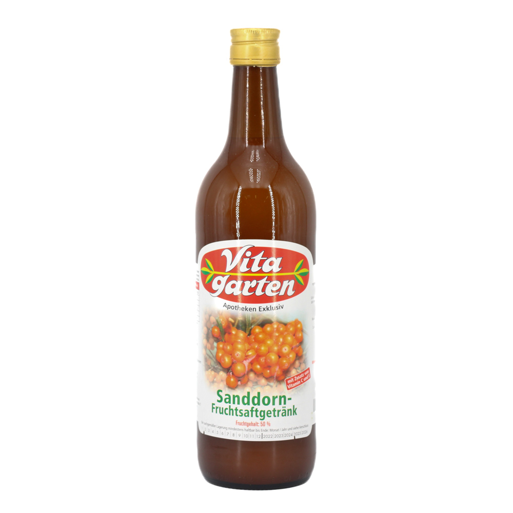 VITAGARTEN Sanddorn Fruchtsaft Getränk