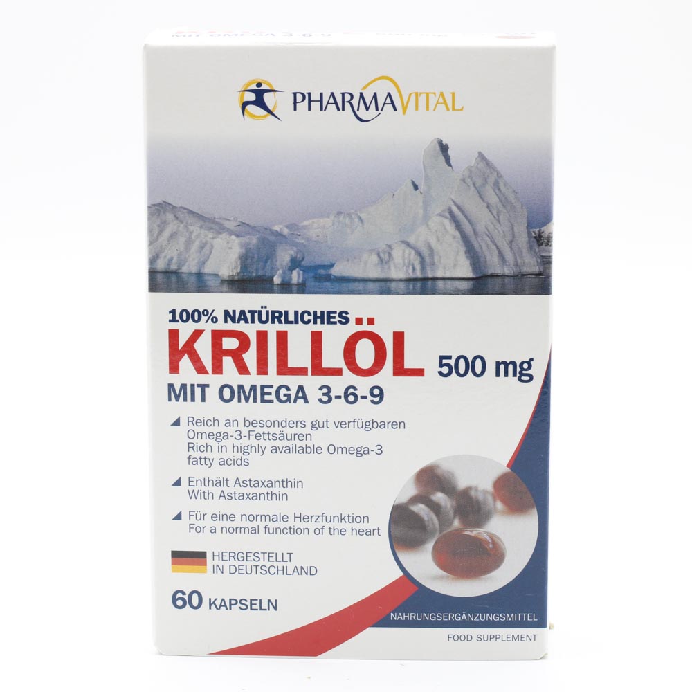 NATÜRLICHES Krillöl 500 mg Prem.+Omega 3-6-9 Kaps.