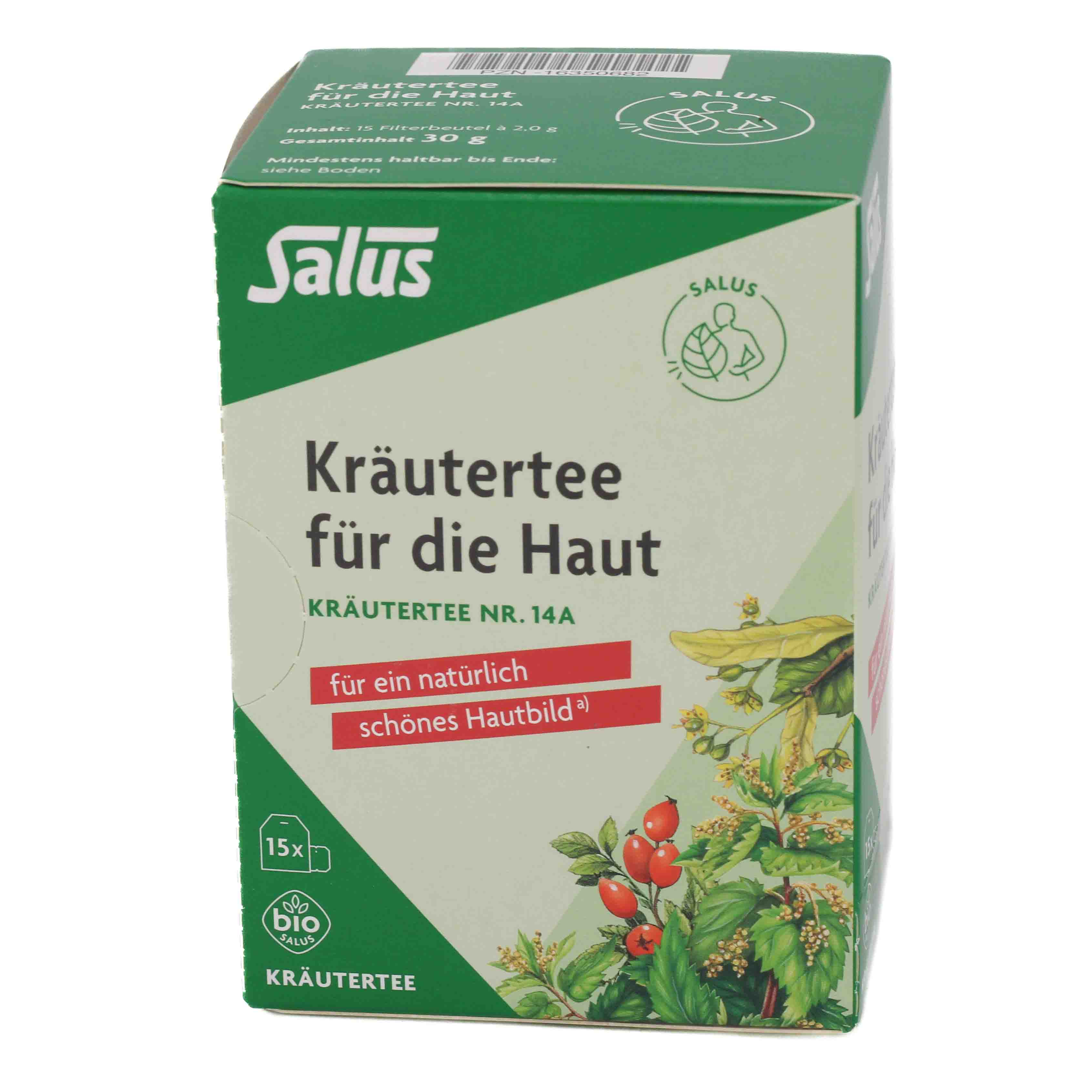 KRÄUTERTEE für die Haut Nr.14a Bio Salus Fbtl.