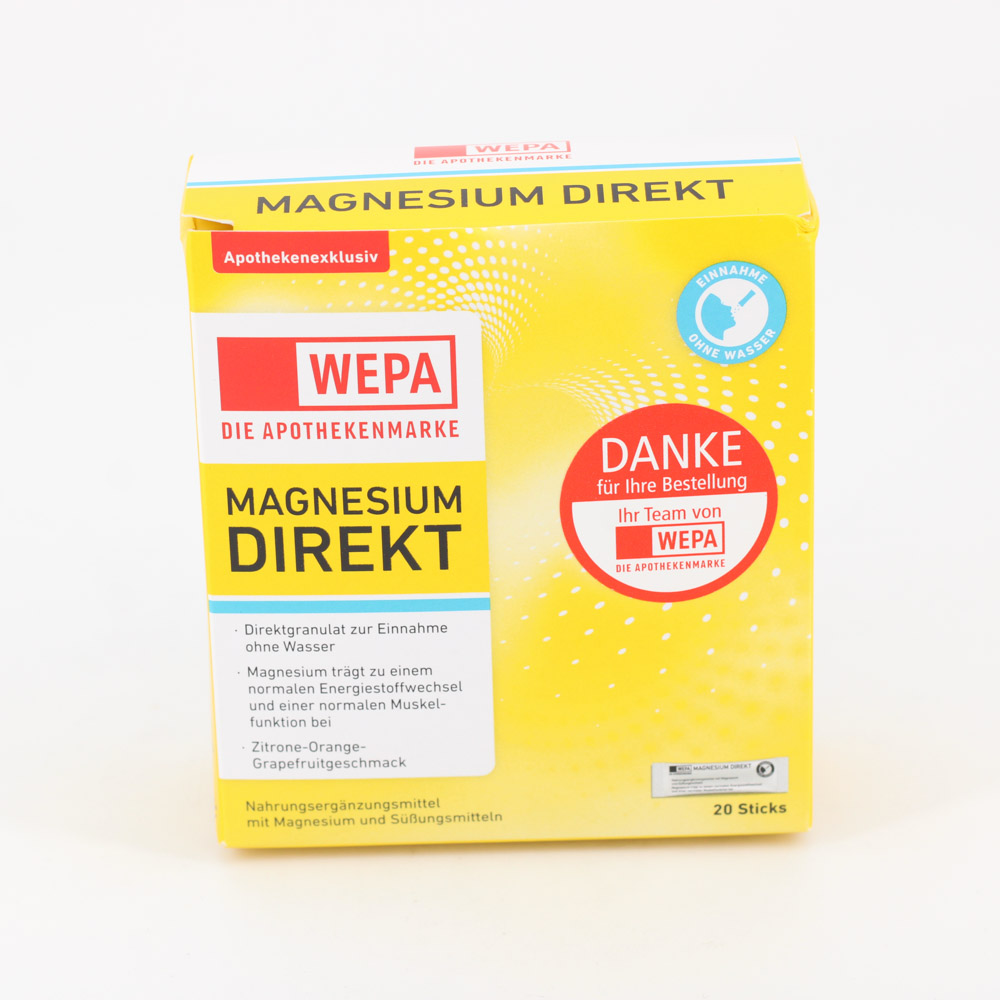WEPA Magnesium Direkt Sticks