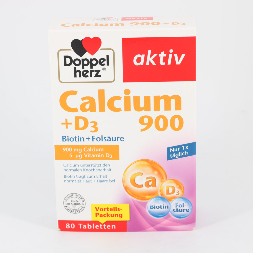 DOPPELHERZ Calcium 900+D3 Tabletten
