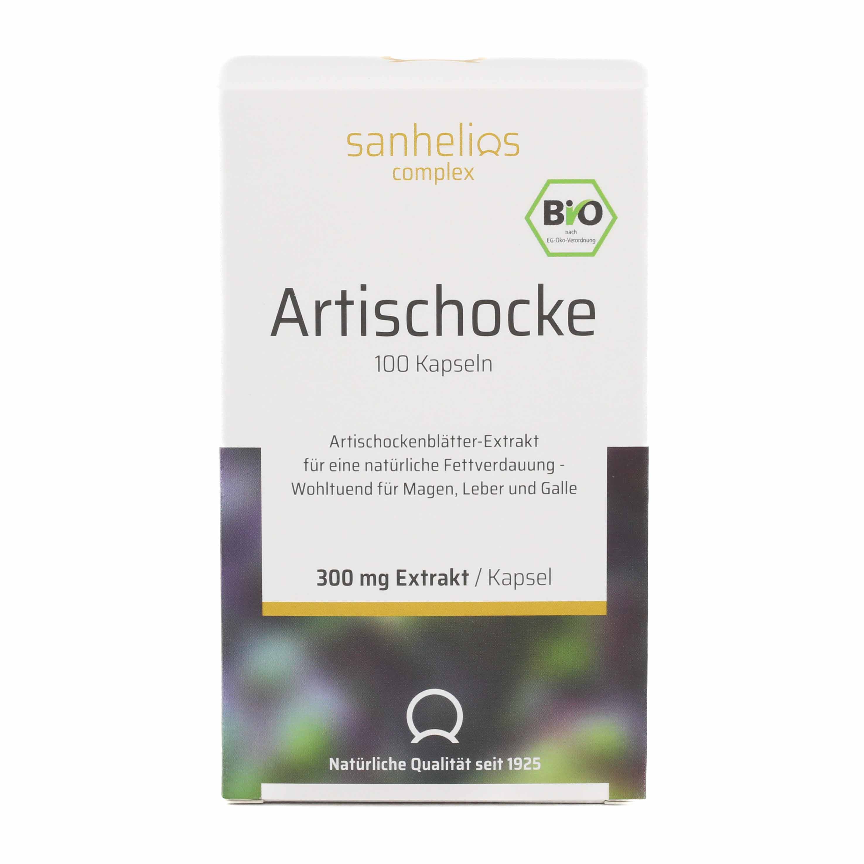 SANHELIOS Bio Artischocke Kapseln