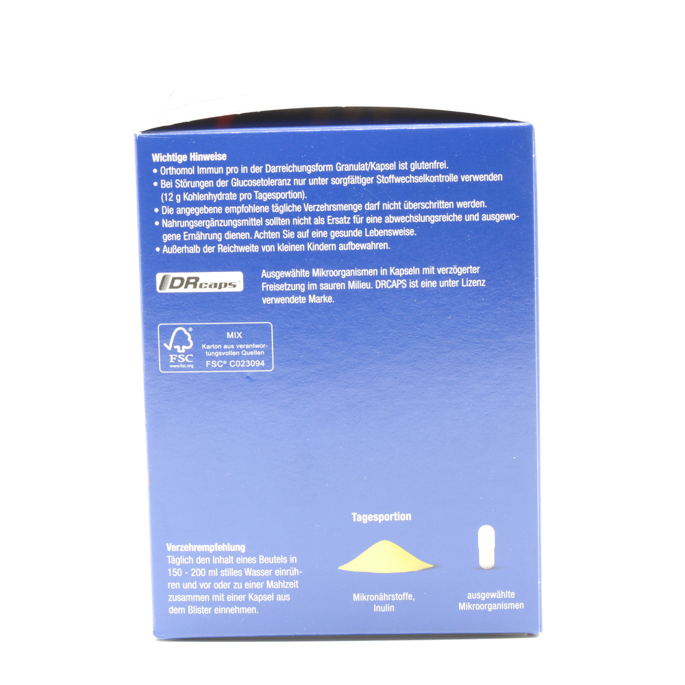 ORTHOMOL Immun pro Granulat/Kapseln Kombipack.