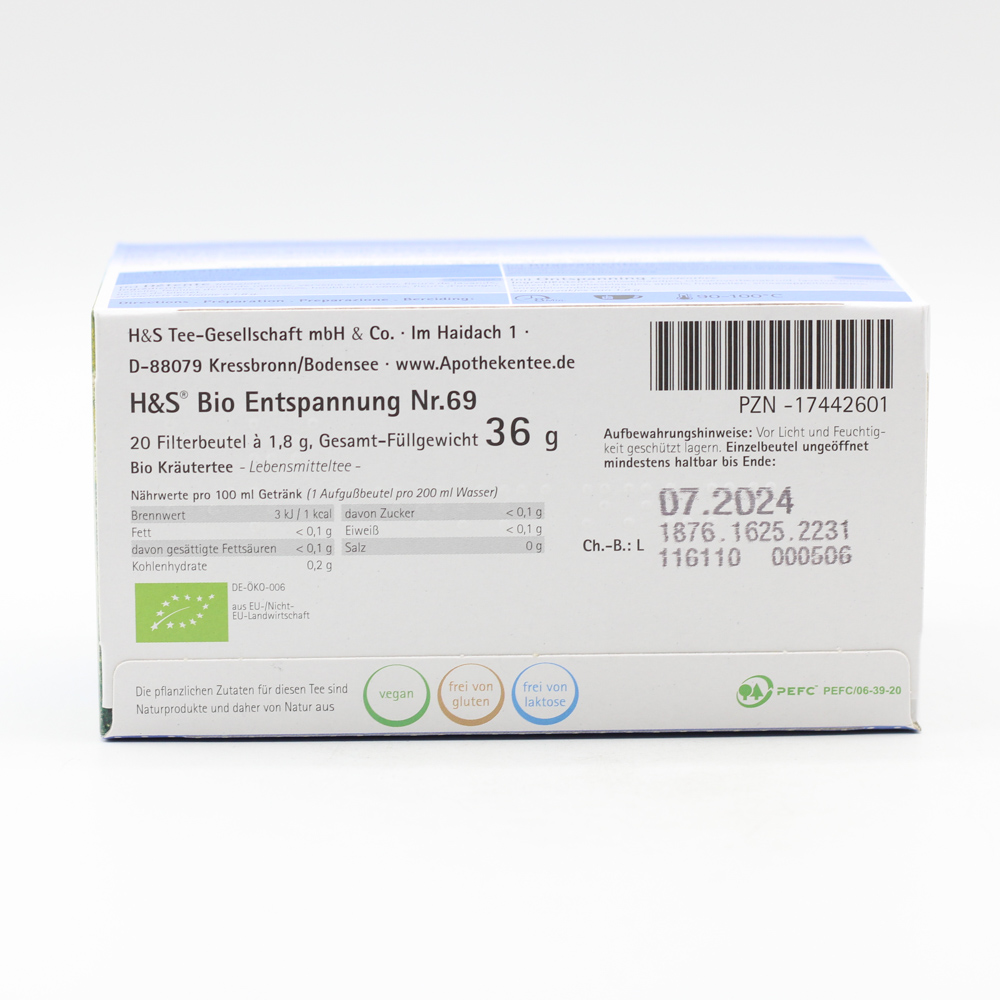 H&S Bio Entspannung Filterbeutel