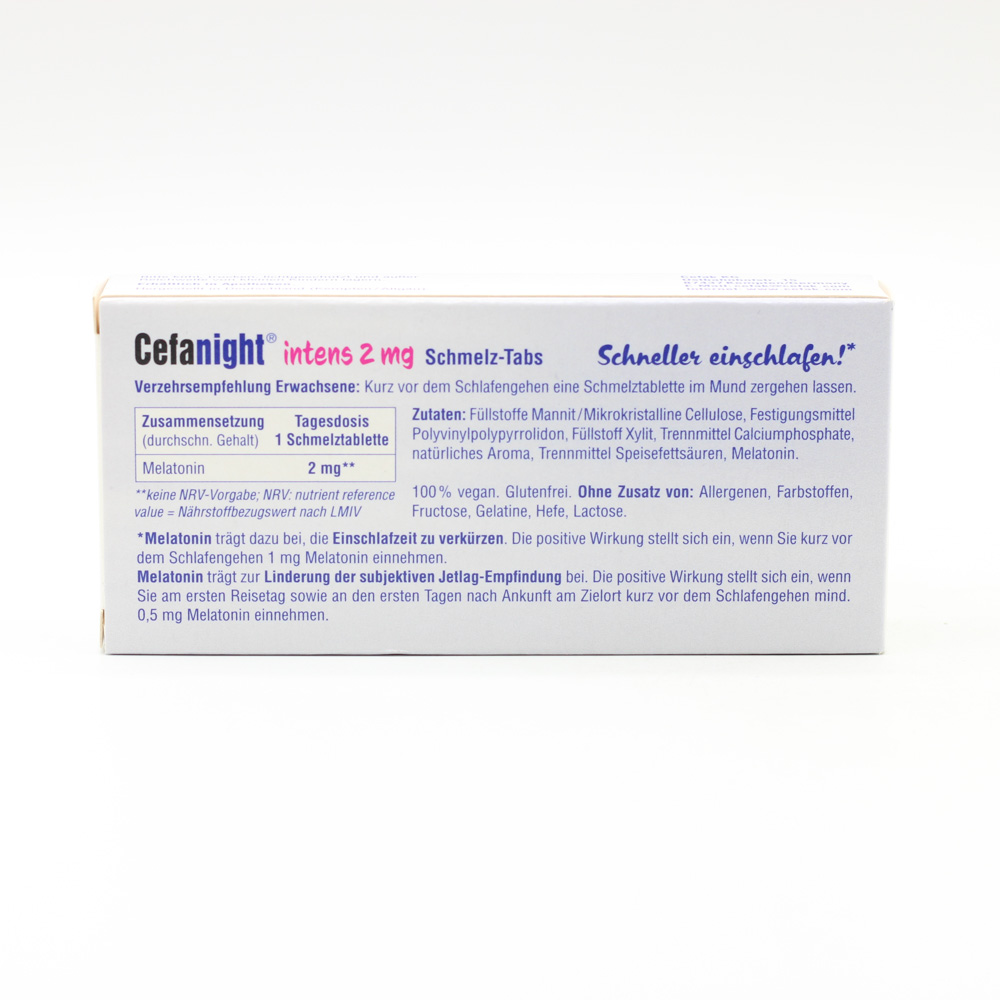 CEFANIGHT intens 2 mg Schmelz-Tabs