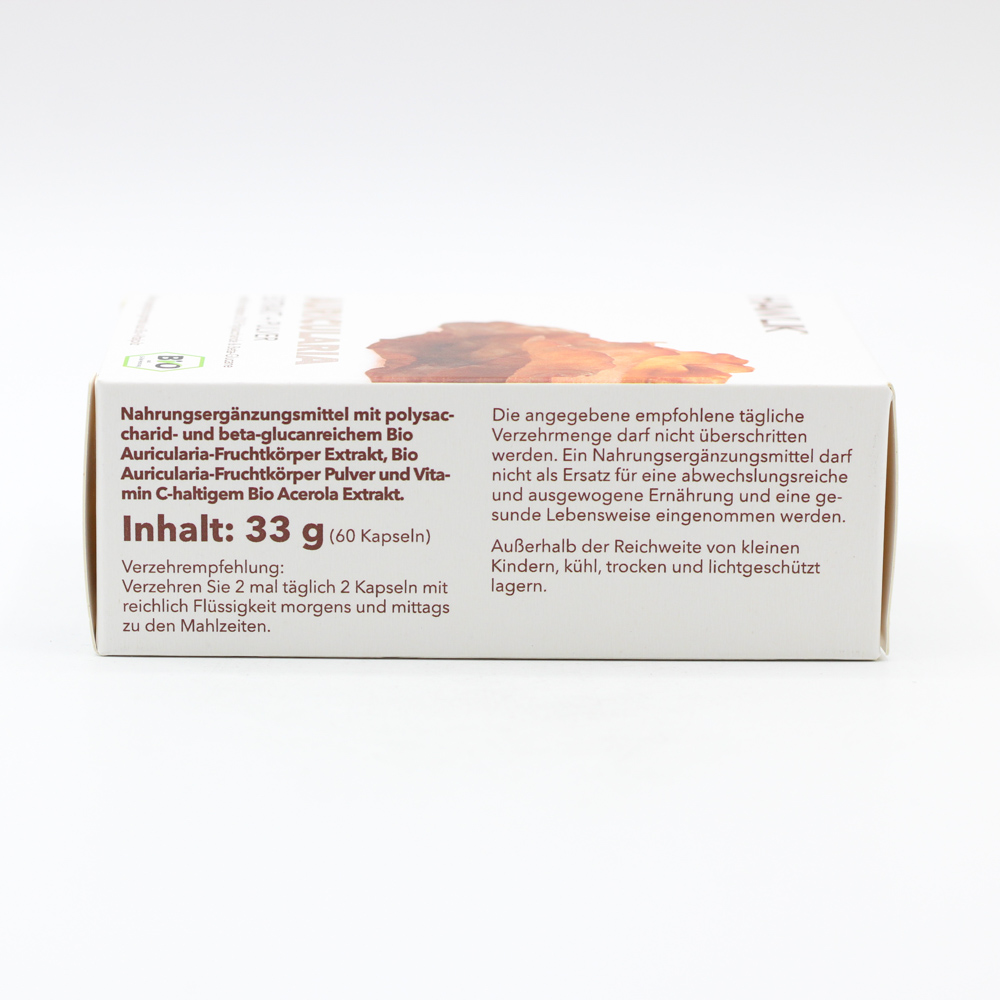 BIO AURICULARIA Extrakt+Pulver Kapseln