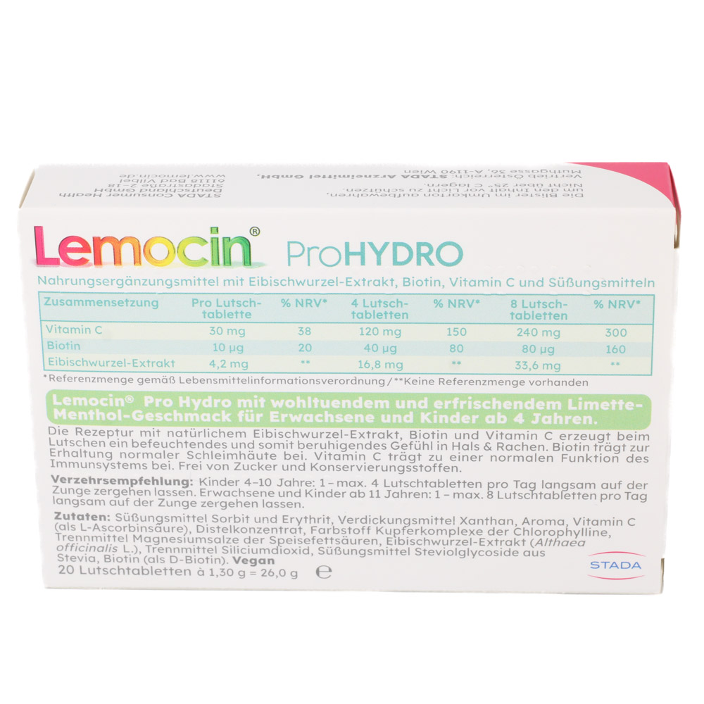 LEMOCIN ProHydro Lutschtabletten