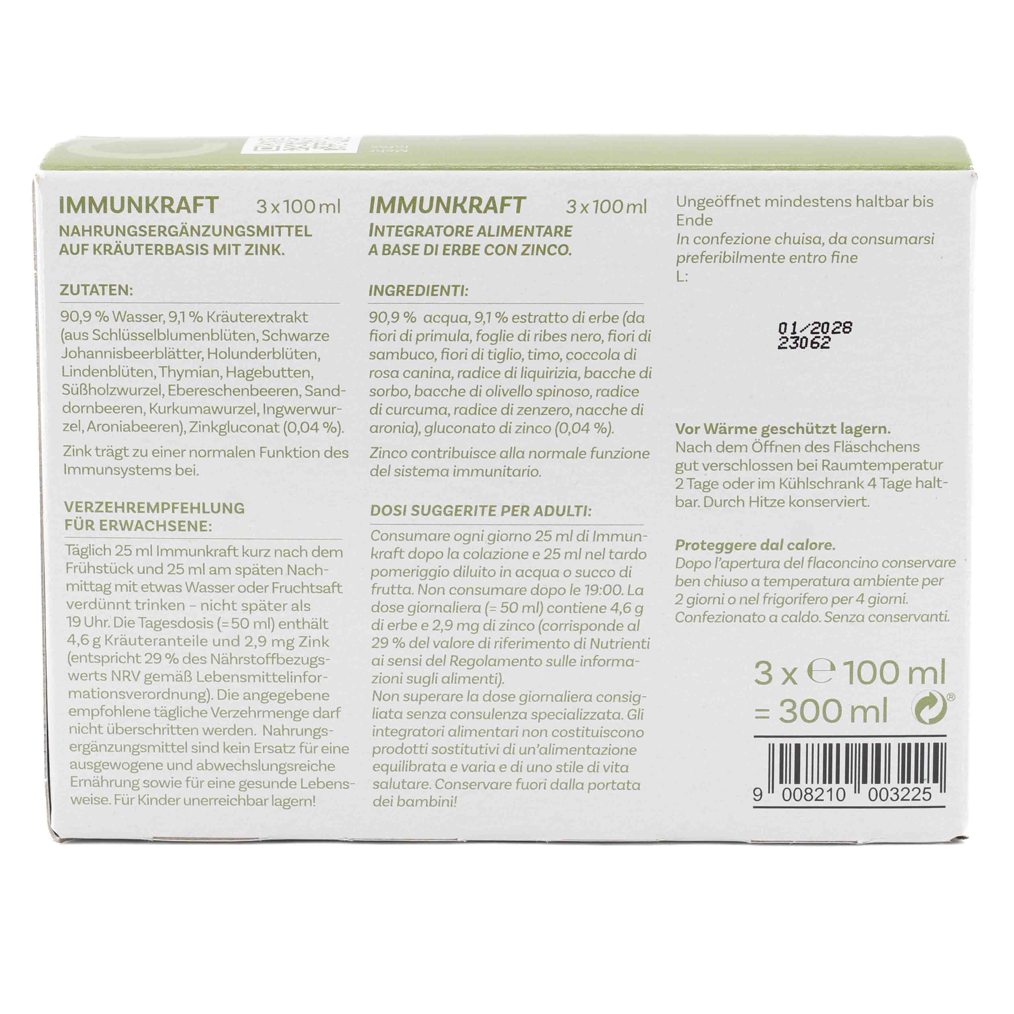 IMMUNKRAFT Kräuterauszug Elixier Minipack