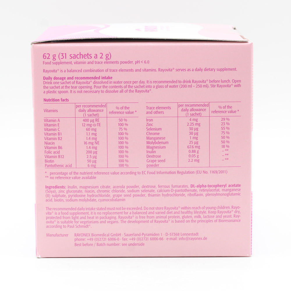 RAYOVITA Vitamin-u.Spurenelementpulver