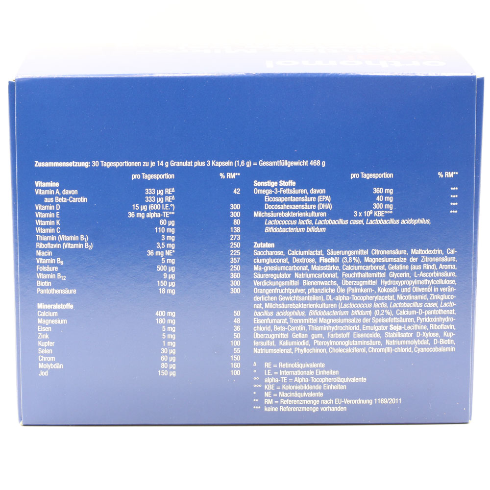 ORTHOMOL Natal Granulat/Kapseln 30 Btl.Kombipack.