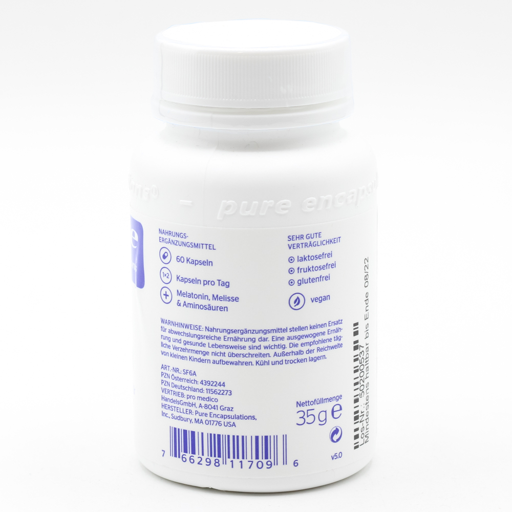 PURE ENCAPSULATIONS Schlaf Formel Kapseln