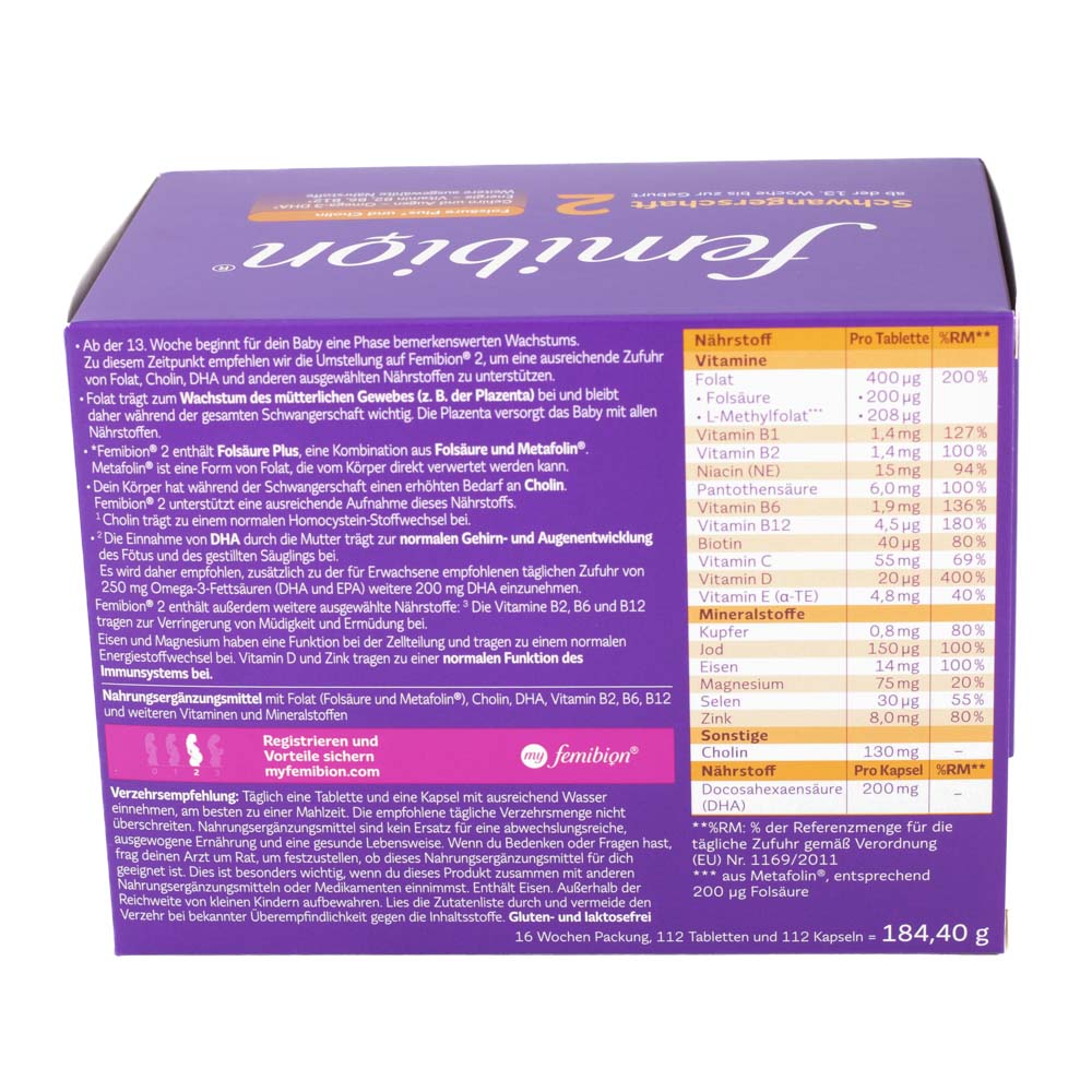 FEMIBION 2 Schwangerschaft Kombipackung