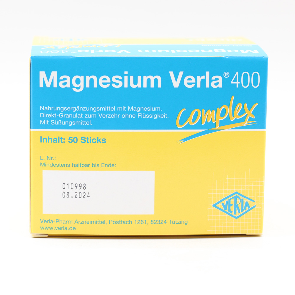 MAGNESIUM VERLA 400 Zitrone Direkt-Granulat
