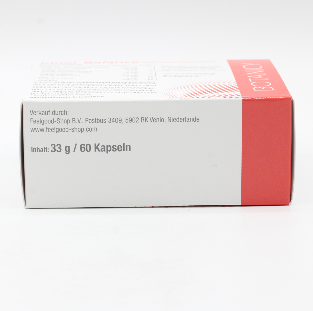 INNER BALANCE mit Ashwagandha KSM-66 Kapseln