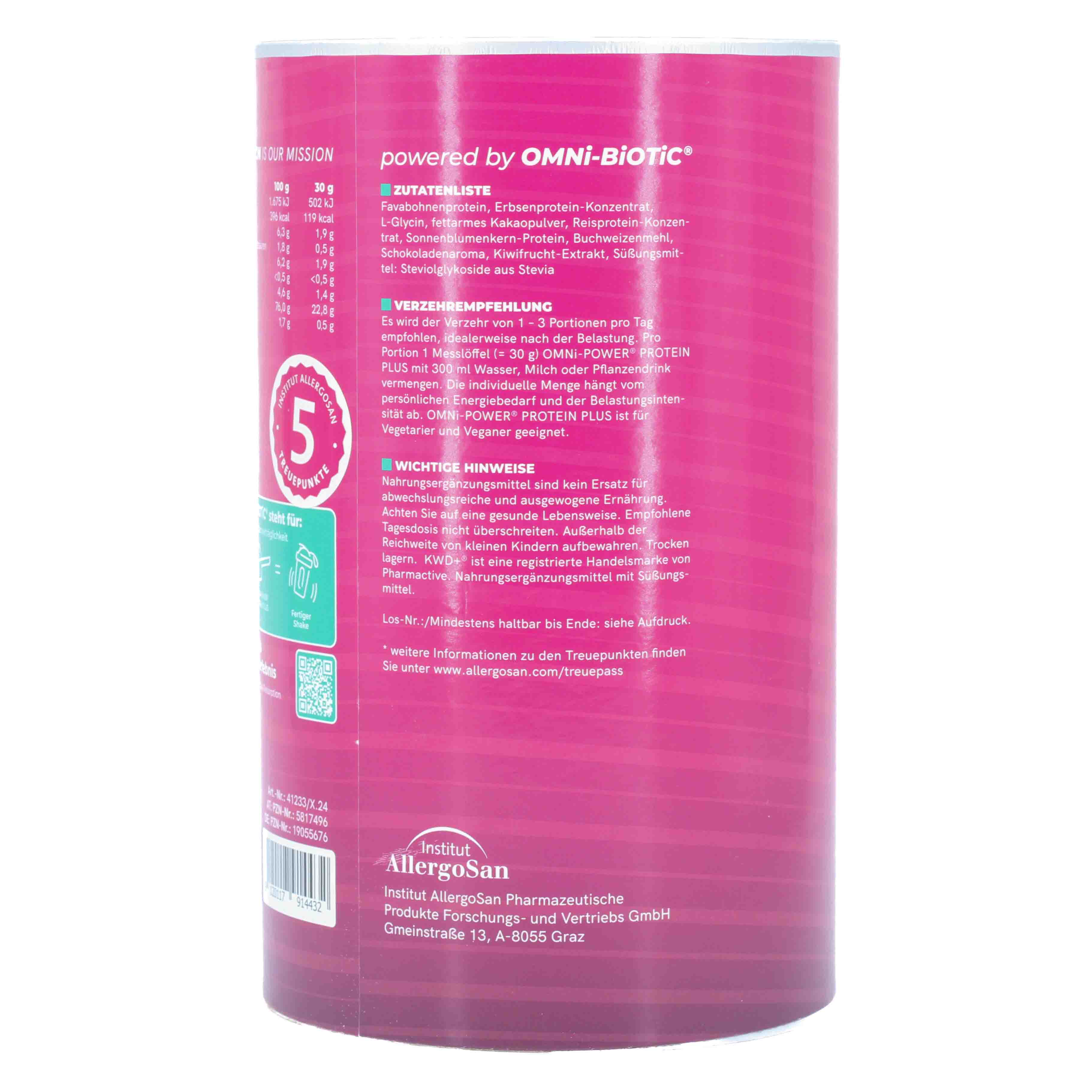 OMNI POWER Protein Shake Schoko Pulver