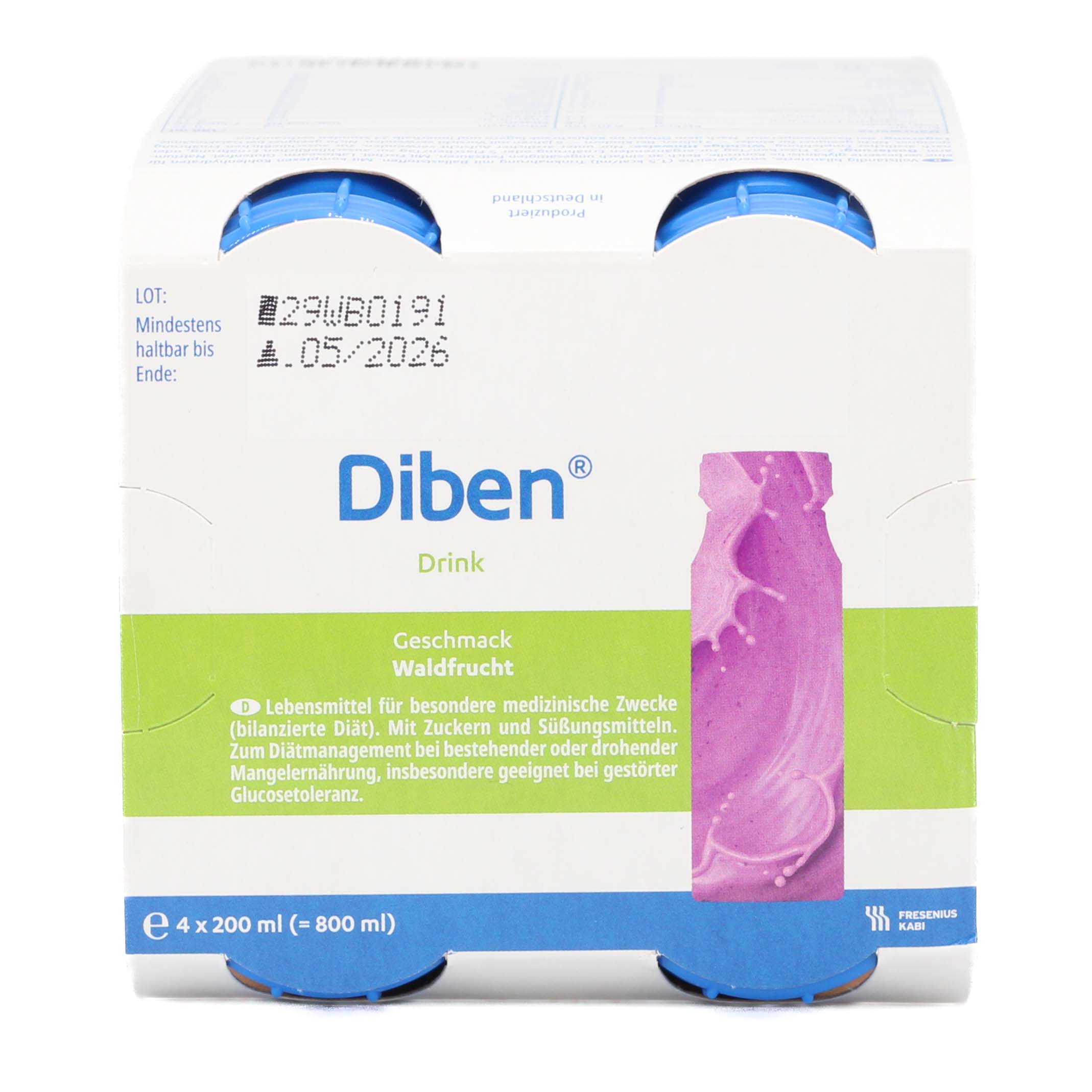 DIBEN DRINK Waldfrucht 1.5 kcal/ml Trinkflasche