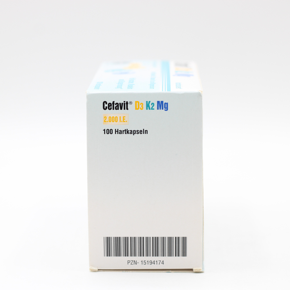CEFAVIT D3 K2 Mg 2.000 I.E. Hartkapseln