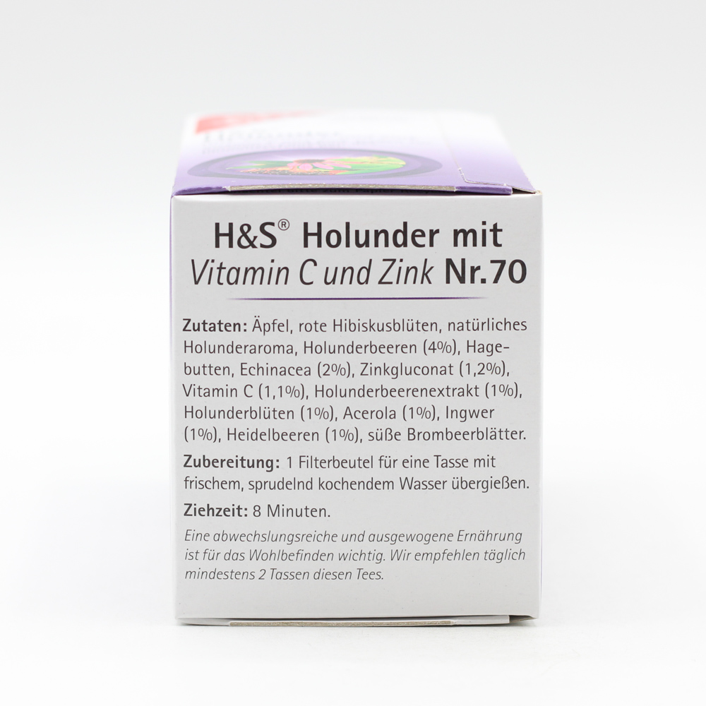 H&S Holunder m.Vitamin C und Zink Filterbeutel