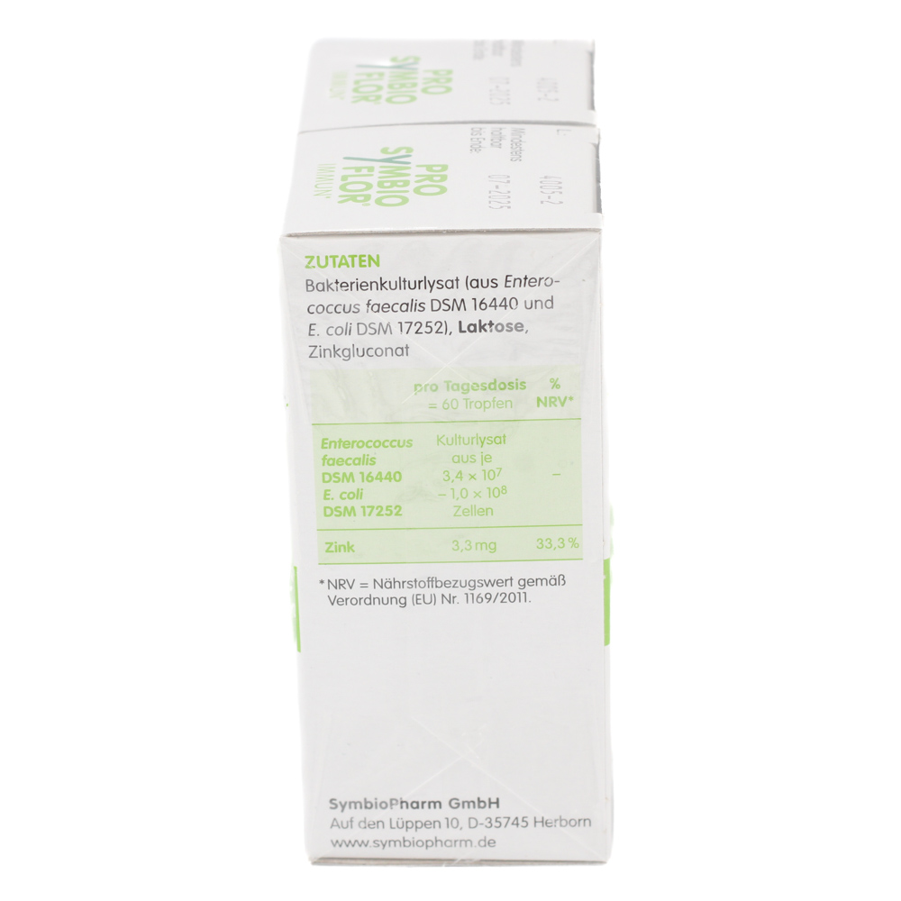 PRO-SYMBIOFLOR Immun mit Bakterienkulturen & Zink