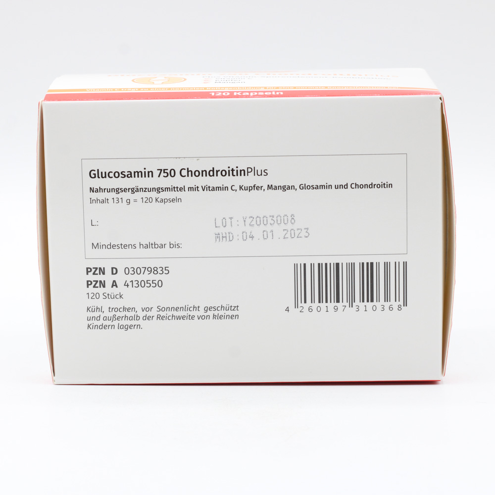 GLUCOSAMIN 750 Chondroitin Plus Megamax Kapseln