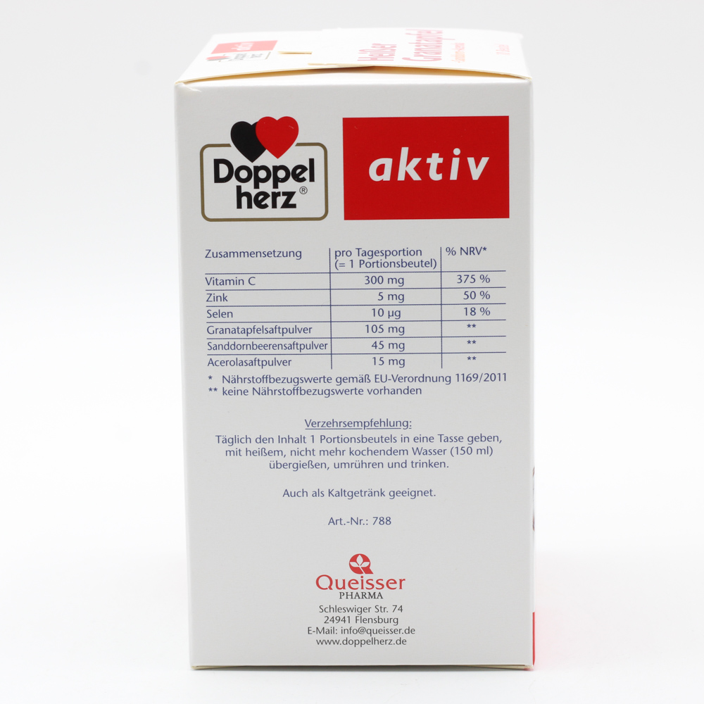 DOPPELHERZ heißer Granatapfel+Sanddorn+Acerola