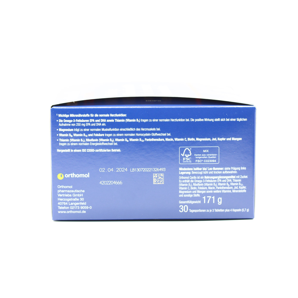 ORTHOMOL Cardio Tabletten/Kapseln Kombipackung