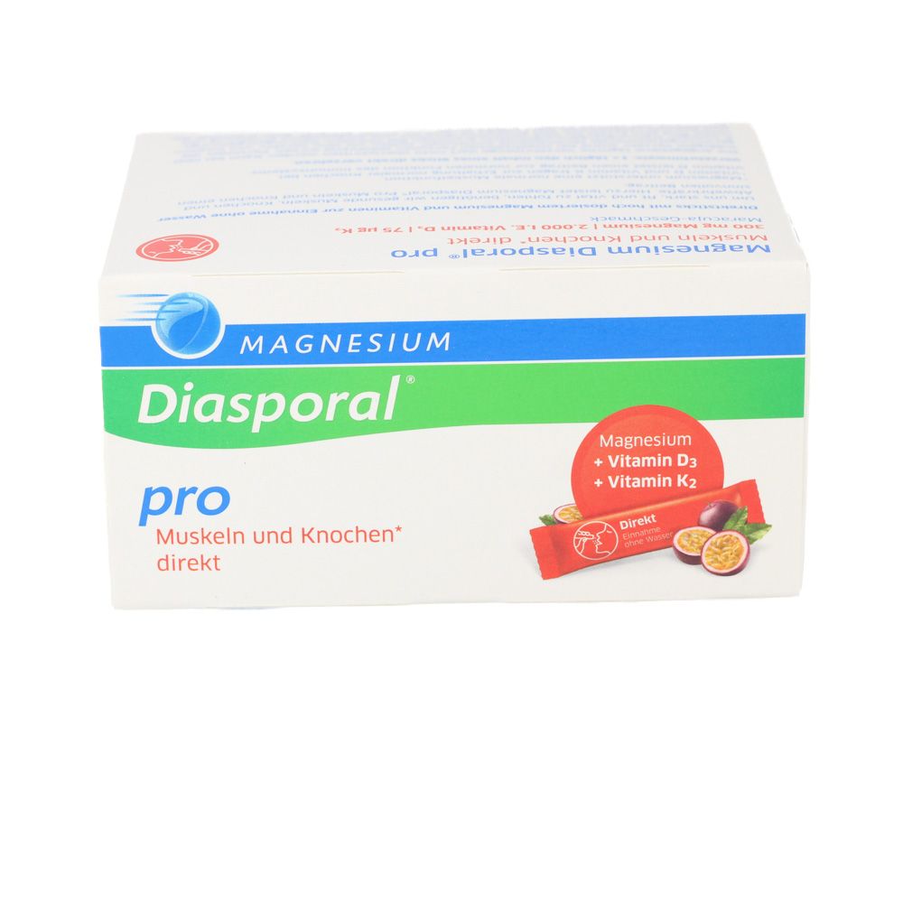 MAGNESIUM DIASPORAL pro D3+K2 Musk.+Knochen direkt