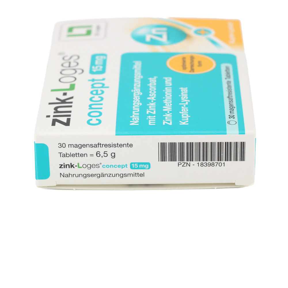 ZINK-LOGES concept 15 mg magensaftres.Tabletten