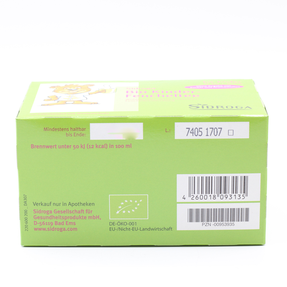 SIDROGA Bio Kinder-Fencheltee Filterbeutel