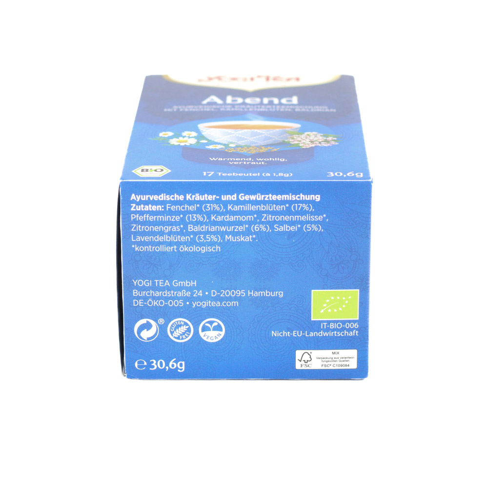 YOGI TEA Abend Tee Bio Filterbeutel