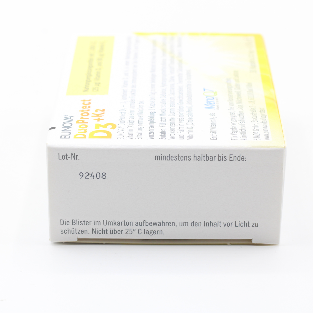 EUNOVA DuoProtect D3+K2 1000 I.E./80 μg Kapseln