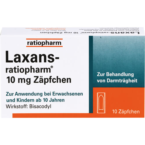 LAXANS-ratiopharm 10 mg Zäpfchen