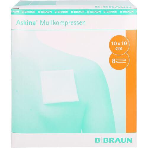 ASKINA Mullkompressen 10x10 cm steril