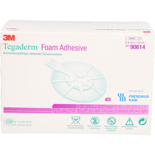 TEGADERM Foam Adhesive FK 6,9x7,6 cm oval 90614