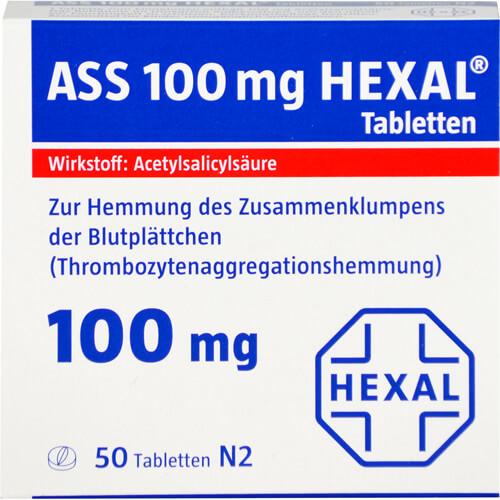 ASS 100 mg HEXAL Tabletten