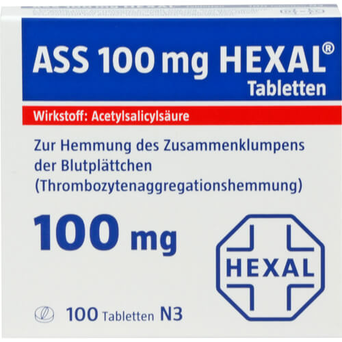 ASS 100 mg HEXAL Tabletten