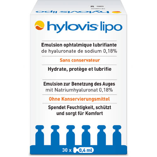 HYLOVIS lipo Augentropfen Einzeldosispipetten
