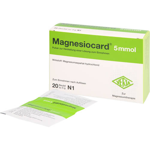 MAGNESIOCARD 5 mmol Plv.z.Her.e.Lsg.z.Einnehmen