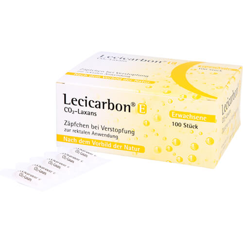 LECICARBON E CO2 Laxans Erwachsenensuppositorien
